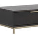 Rebel 38 X 27.25 inch Gold / Charcoal Grey Night Stand, Large